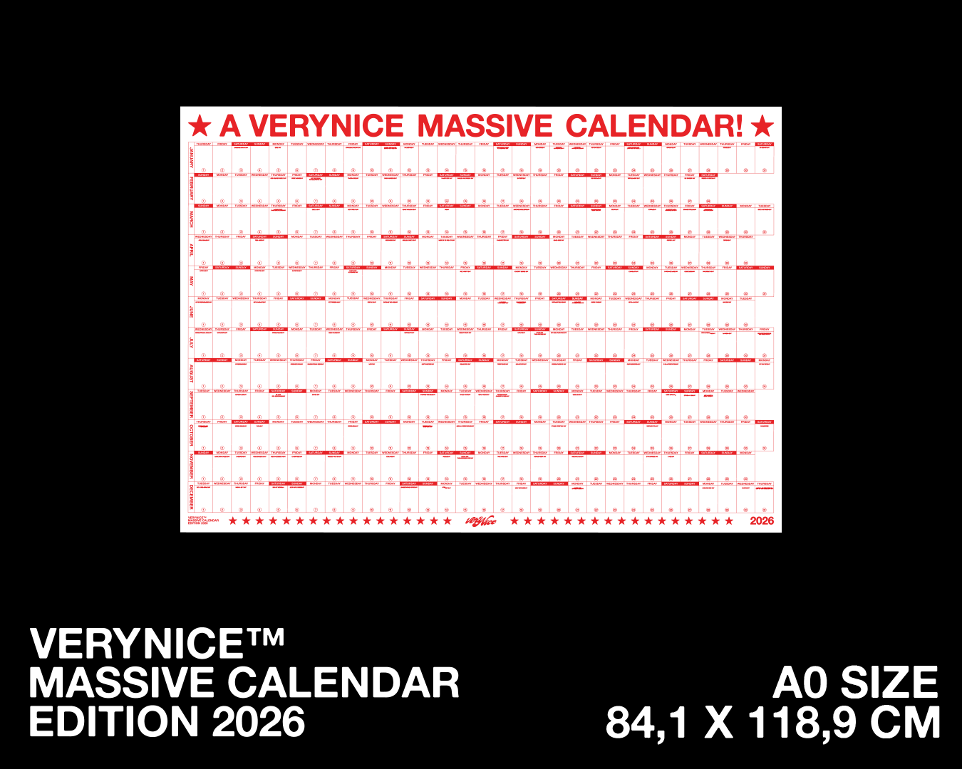 VERYNICE MASSIVE CALENDAR